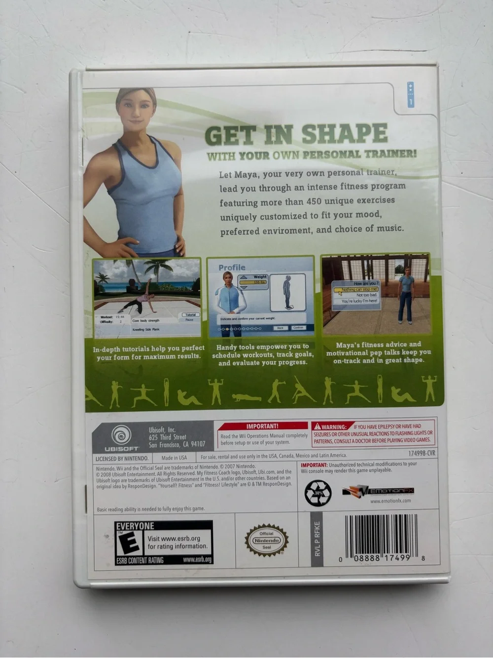 Ubisoft My Fitness Coach (Wii) - Green